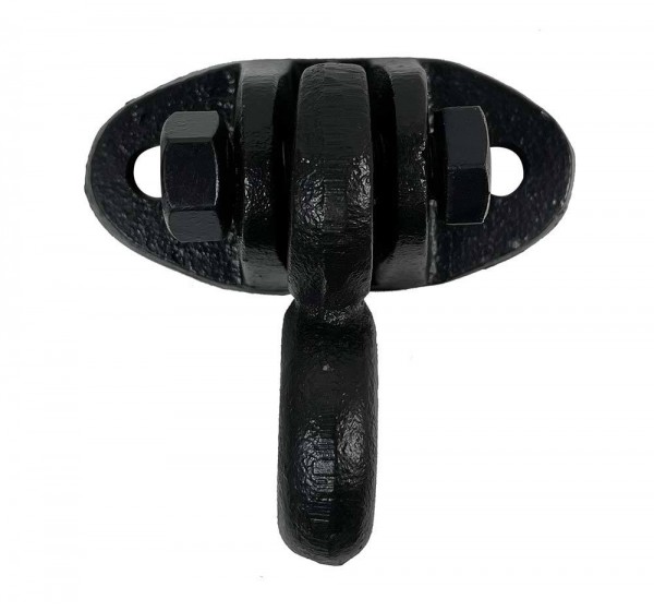 Mauerring Befestigungsring Anbindering Wandring Gusseisen Antik-Stil Schwarz