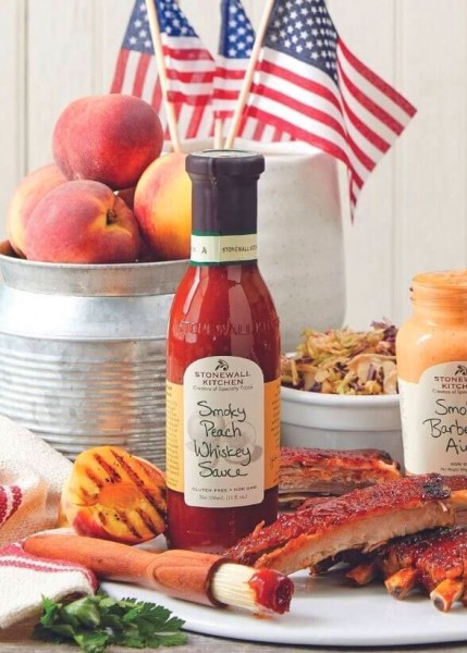 Stonewall Kitchen Smoky Peach Whiskey Sauce BBQ Sauce 330 ml