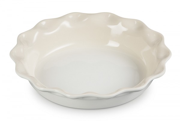 Le Creuset Pie-Form Kuchenform Steinzeug Meringue 23cm