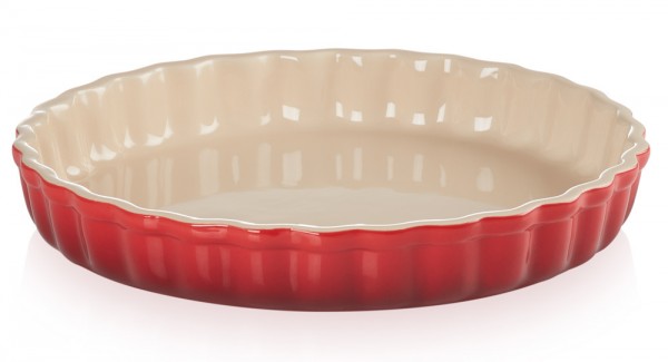 Le Creuset Tarte-Form Steinzeug Kirschrot 24cm