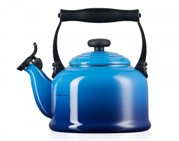 Le Creuset Wasserkessel Tradition Azure Blau 2,1L