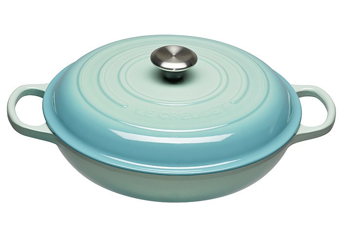 Le Creuset Gourmet-Profitopf Signature Gusseisen 30 cm Cool Mint