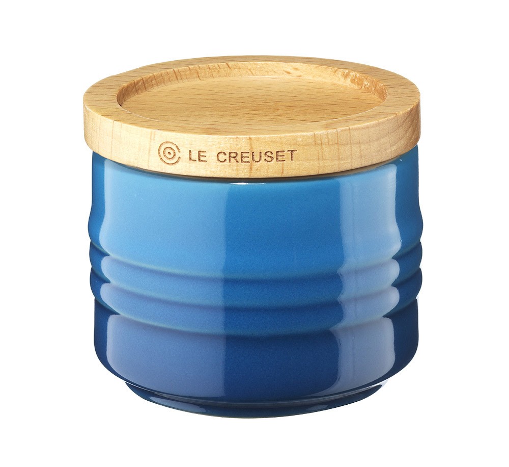 Le Creuset Zuckerdose Steinzeug Marseille Blau 80ml