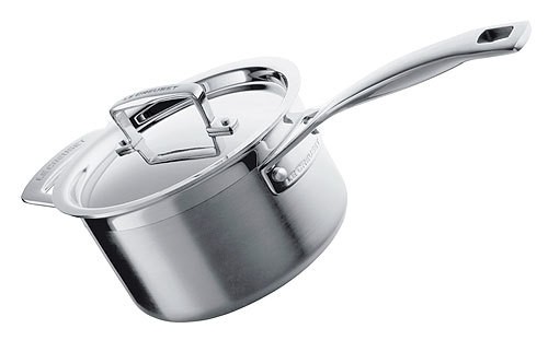 Le Creuset Profistieltopf 3-Ply Edelstahl Stielkasserolle 20cm