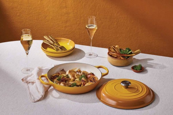 Le Creuset Gourmet-Profitopf Signature Gusseisen Nectar Gelb 30cm