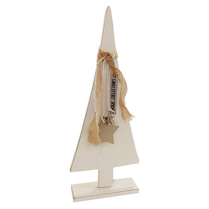 Deko Tannenbaum Weihnachtsbaum Holz Weiss 38cm Deko Tannenbaum Weihnachtsbaum Holz Weiss 38cm