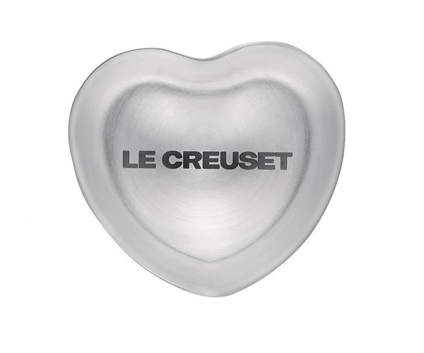 Le Creuset Herzknauf Deckelknopf Herzform Edelstahl