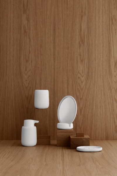 blomus Seifenschale SONO weiß 13cm Keramik white