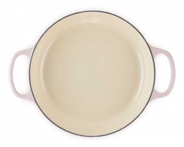 Le Creuset Gourmet-Profitopf Gusseisen Shell Pink 26cm