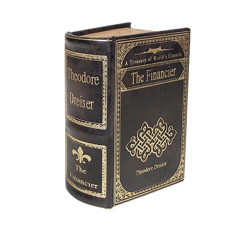 Hohles Buch Geheimfach THE FINANCIER Buchversteck Antik-Stil