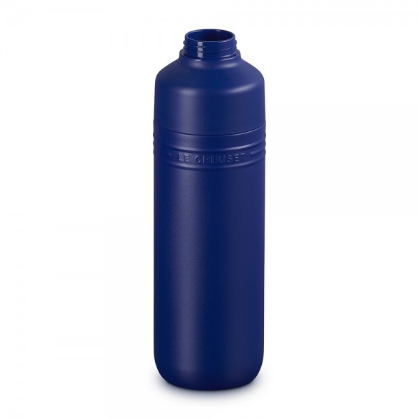Le Creuset Trinkflasche On The Go Edelstahl Isolierflasche Azure Blau