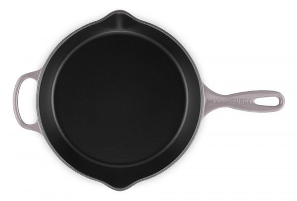 Le Creuset Brat- und Servierpfanne Hoch Gusseisen Flint Grau 26cm