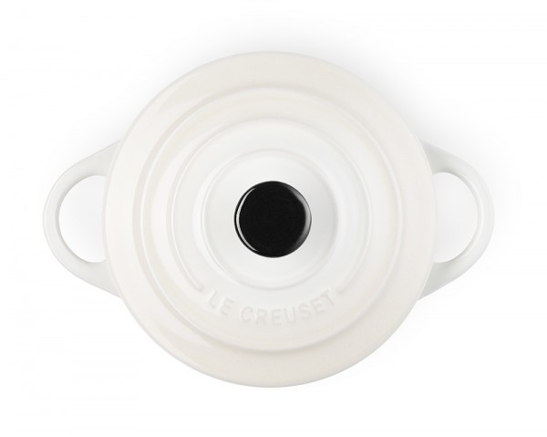 Le Creuset Mini Cocotte Steinzeug Meringue 10X5cm