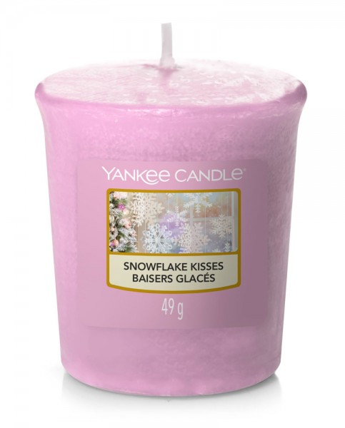 Yankee Candle Duftkerze Snowflake Kisses Weihnachtsduft