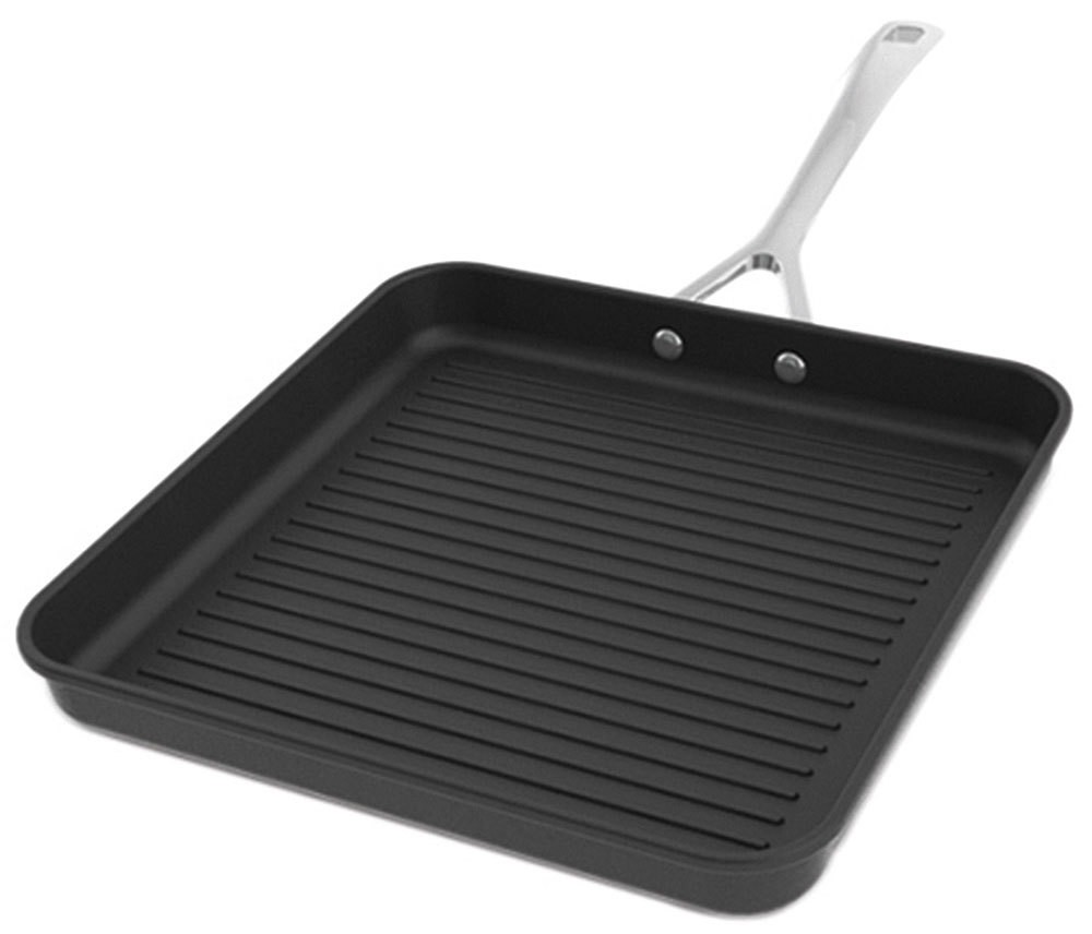 Le Creuset Aluminium- Grillpfanne Antihaft Spezialform 23cm