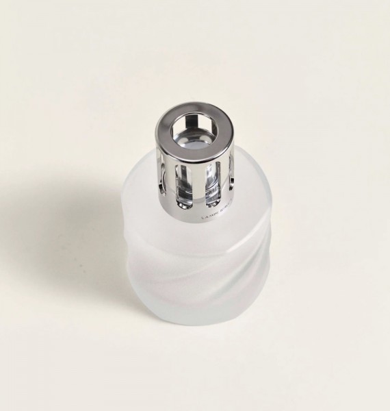 Maison Berger Duftlampe Set Spirale Givree Weiß + 250ml Duft Frische Ozeansbrise