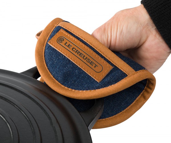 Le Creuset Topf-Griffschutz 2-Stück Denim