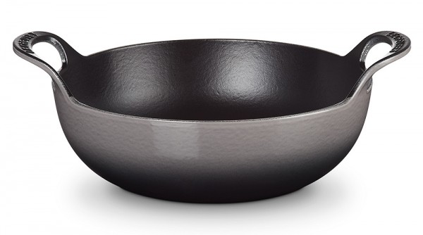 Le Creuset Balti Dish Schmorbräter Gusseisen Flint Grau 24cm