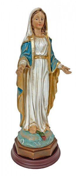 Skulptur Heilige Maria Figur Statue Madonna Kunststein Dekoration Antik-Stil