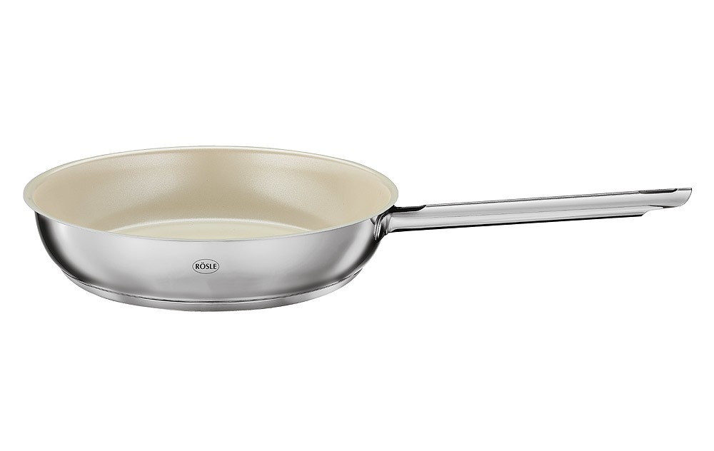 Rösle Bratpfanne Keramik Creme 24cm Rösle Bratpfanne Keramik Creme 24cm