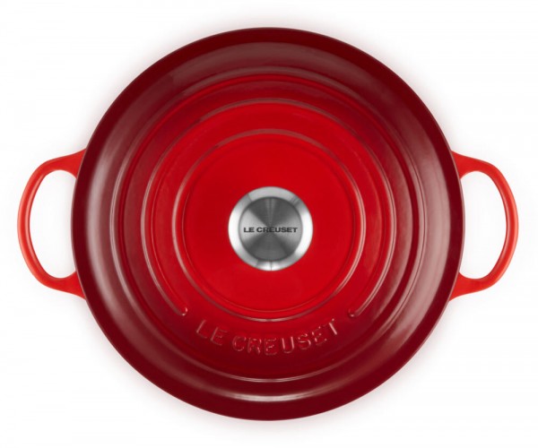 Le Creuset La Marmite Signature Familientopf Gusseisen Kirschrot 26cm