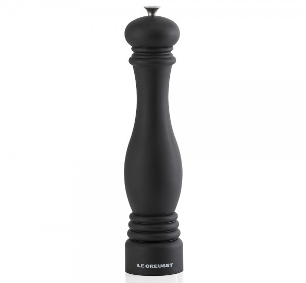 Le Creuset Große Salzmühle Schwarz matt 30cm