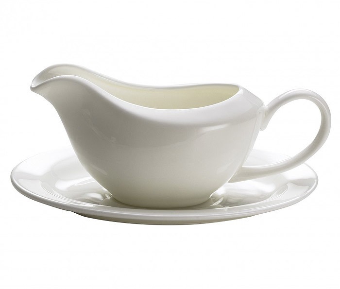Maxwell & Williams Cashmere Round Sauciere mit Untertasse Porzellan 21cm Maxwell & Williams Cashmere Round Sauciere mit Untertasse Porzellan 21cm
