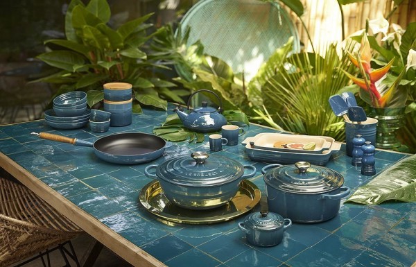 Le Creuset Bräter Signature Rund Gusseisen Deep Teal 26cm