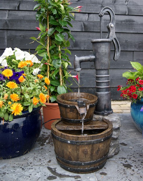 Ubbink AcquaArte Las Vegas Gartenbrunnen Set Springbrunnen