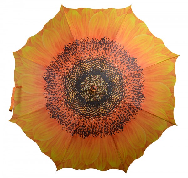 Regenschirm Sonnenblume Blume Gelb Stockschirm Schirm Ø 100cm