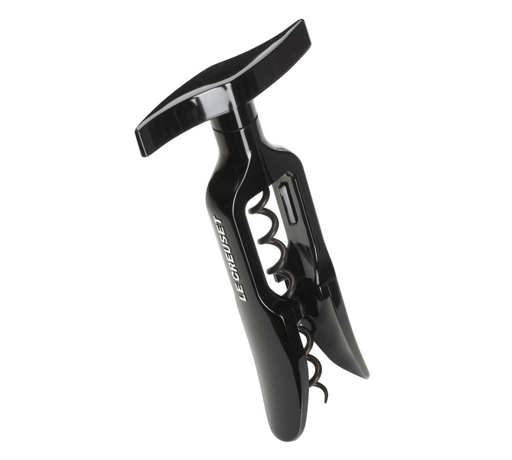 Le Creuset TM100 Original Korkenzieher Schwarz Korkenzieher Le