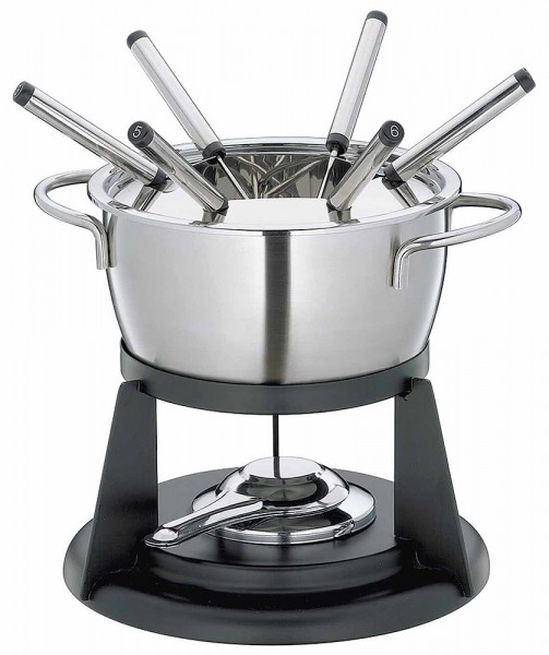 Küchenprofi Fondue Set ST. MORITZ Edelstahl