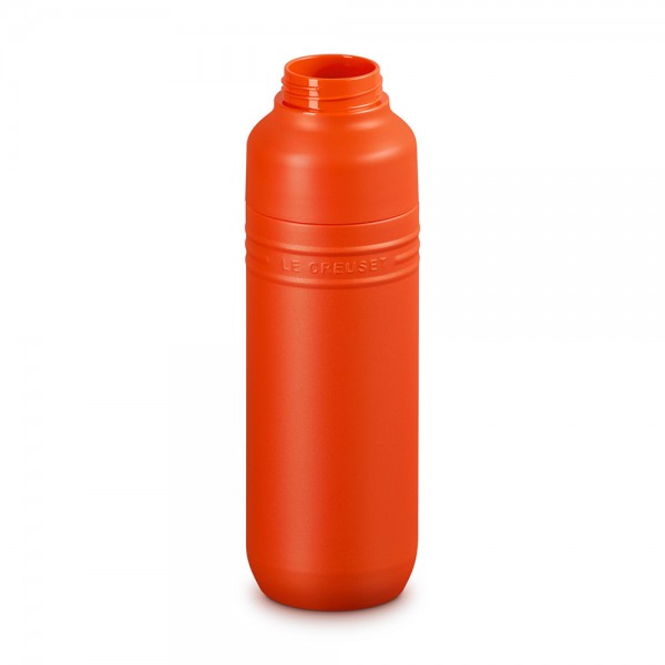Le Creuset Trinkflasche On The Go Edelstahl Isolierflasche Ofenrot