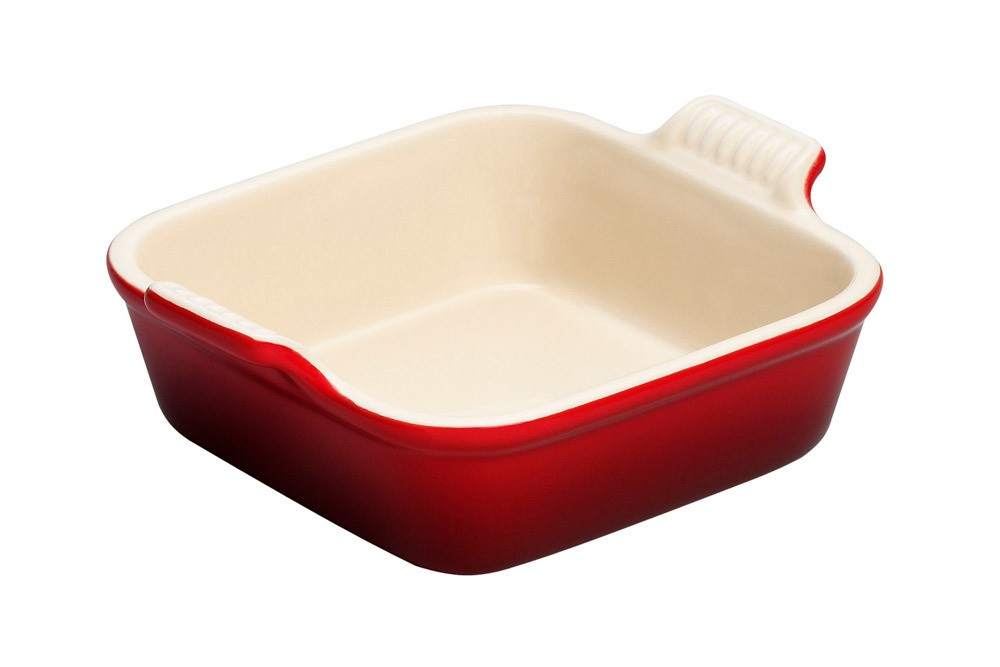 Le Creuset Auflaufform Tradition quadratisch Kirschrot 20cm