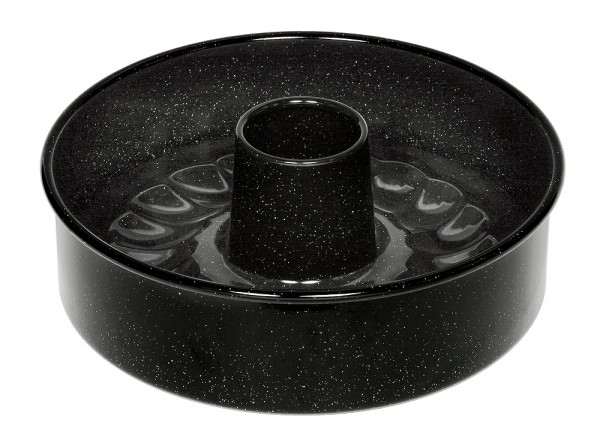 Riess Tortenform 3-teilig Emaille Schwarz 26cm