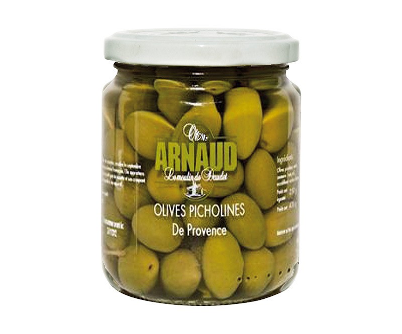Olives Arnaud Grüne Oliven der Provence (Olives Picholines Natures) 150g