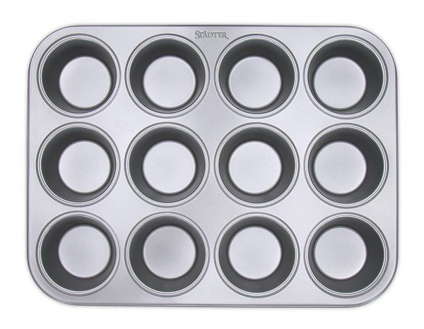 Städter Muffinform Cupcakeform 12er Backform Antihaftbeschichtet 35x27cm