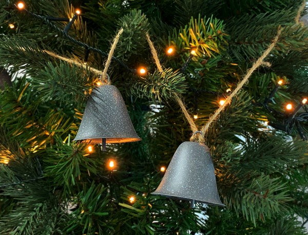 Glocken Girlande Weihnachten Zink Weihnachtsdeko 180cm