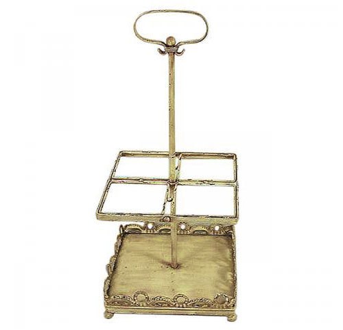 Pompöser Flaschenträger für 4 Flaschen Gold-Optik