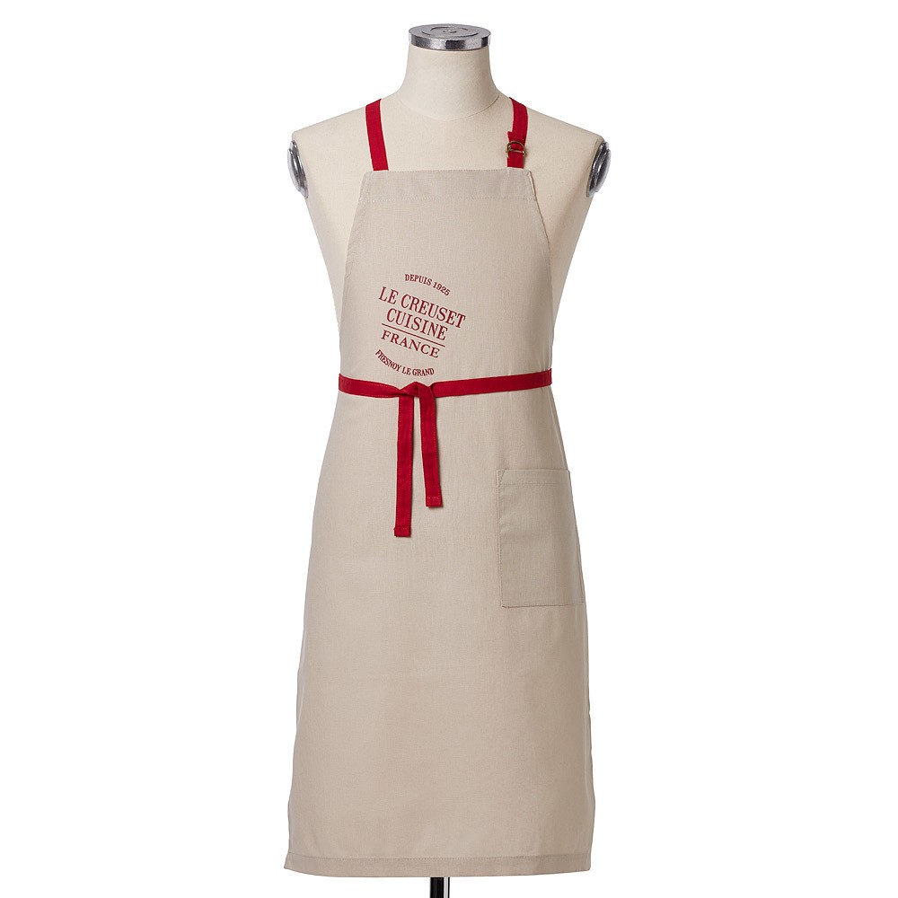 Le Creuset Schürze 1925 Nostalgie Textil Kirschrot Le Creuset Schürze 1925 Nostalgie Textil Kirschrot