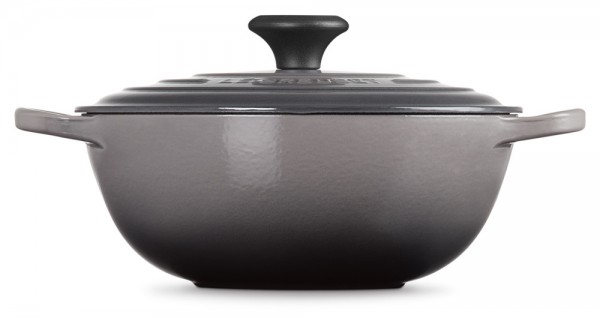 Le Creuset La Marmite Signature Familientopf Gusseisen Flint Grau 28cm