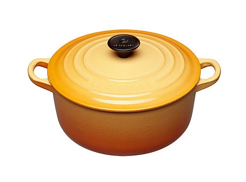 Le Creuset Bräter Tradition Rund Guss Mandarin 24cm Le Creuset Bräter Tradition Rund Guss Mandarin 24cm