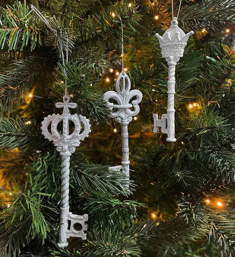ROMISBABA 8 Stück Teiliges Weihnachtsbaum Schleifen Glitzernde