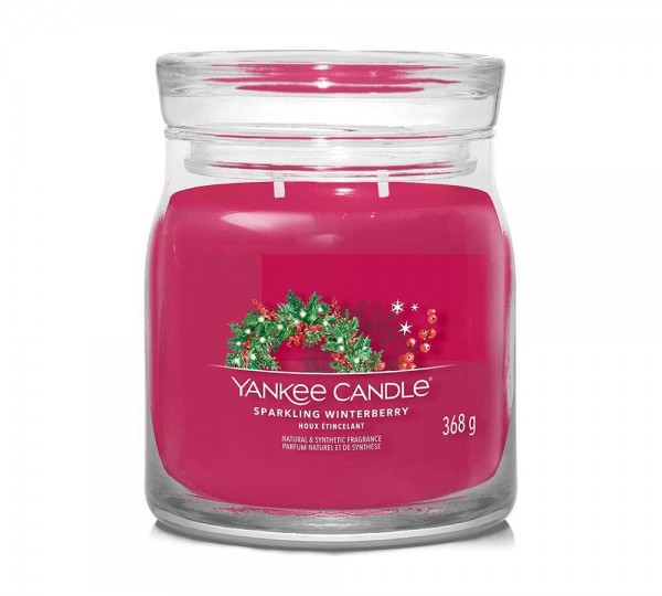 Yankee Candle Duftkerze Signature Sparkling Winterberry 368 g