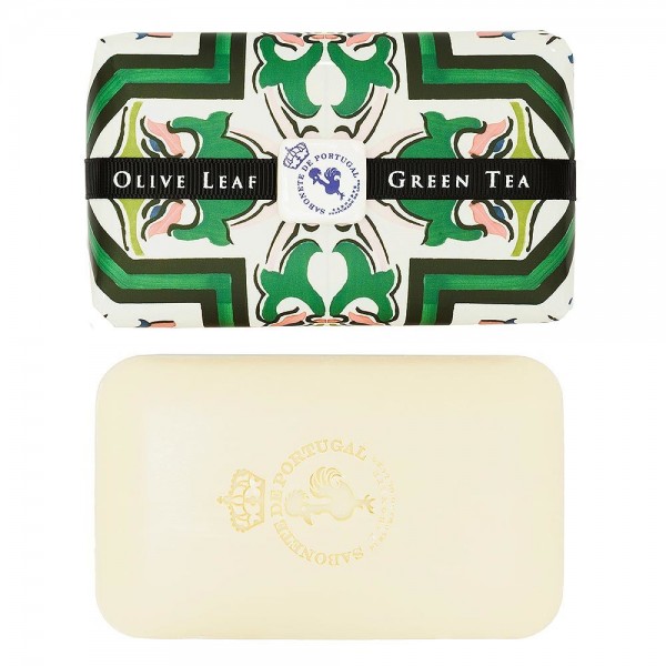 Castelbel Tile Seife Olive Leaf & Green Tea (Olivenblatt & Grüner Tee) - 300g