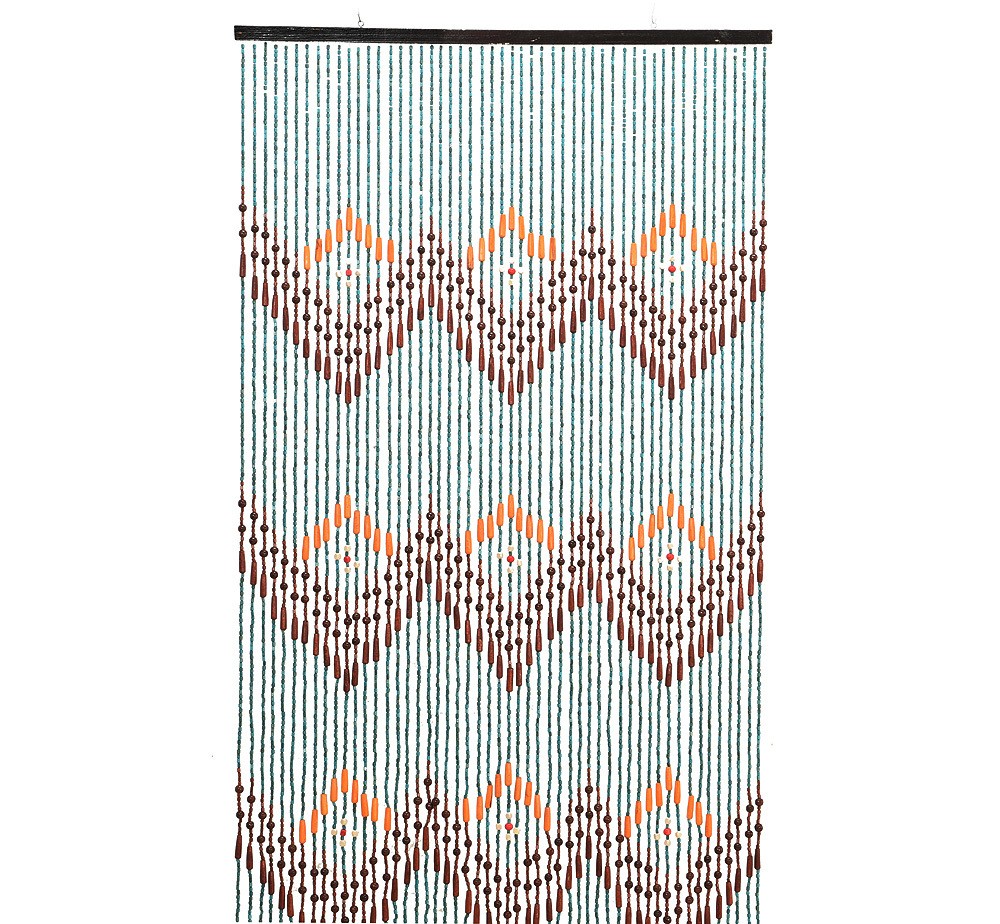 Trvorhang Ibiza Bambus Petrol 90x200 cm Insektenschutz Bambusvorhang  Camping |ZEITZONE Shop