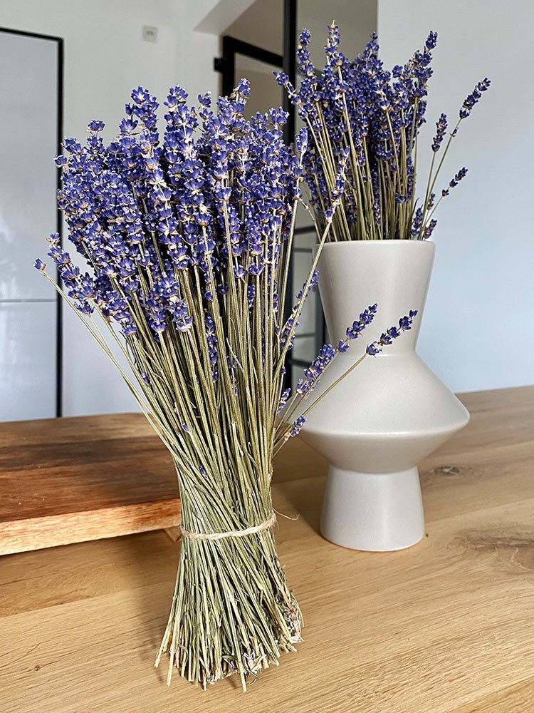 Lavendel Getrocknet Bund 2 Stück Trockenblumenstrauß Provence Natur