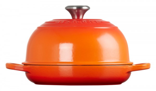 Le Creuset Brotbräter Rund Gusseisen Ofenrot 24cm