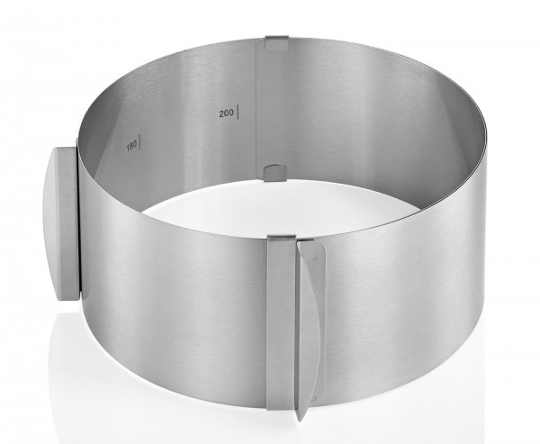 Küchenprofi Tortenring verstellbar Edelstahl 30cm