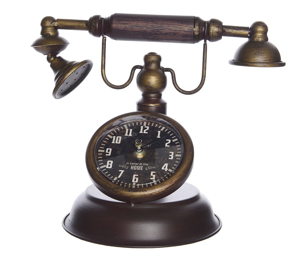 Metall Tisch Uhr, Vintage Still & Nicht-Tickt Alarm Uhr, retro Laut Schreibtisch  Uhr für Kinder